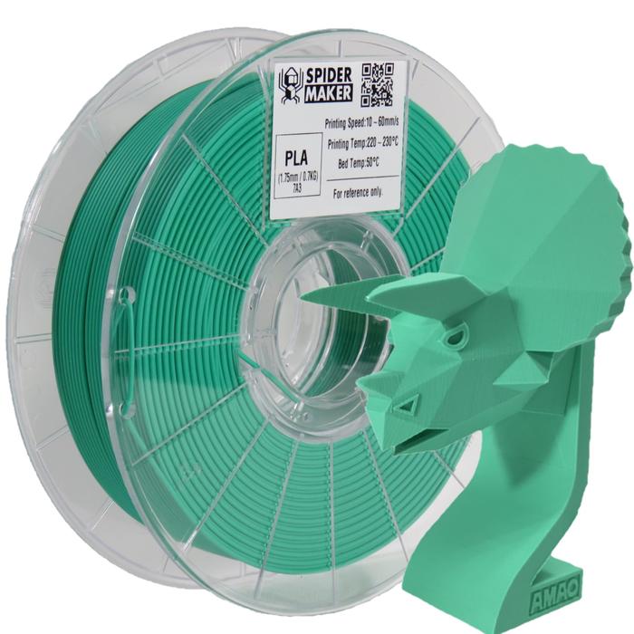 Spidermaker Premium Matte PLA Emerald Green 1.75mm 700g Filament